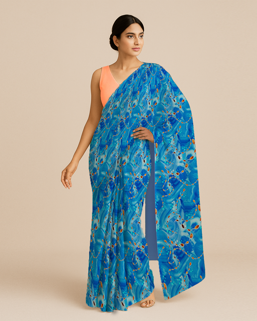 Leheriya Saree – A Wave of Love for You