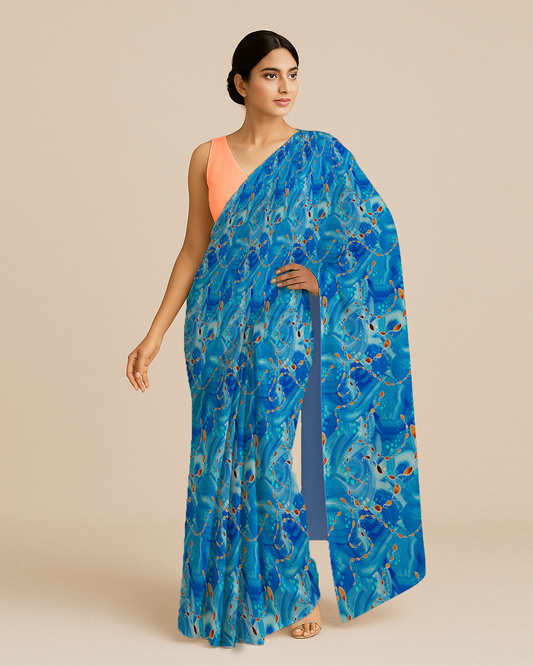 Leheriya Saree – A Wave of Love for You
